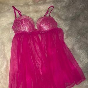 Pink vs cute lingerie